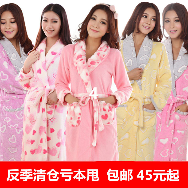 淘宝聚划算购物<em>睡袍派邦奴</em>浴袍冬季<em>睡袍</em>新款可