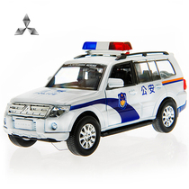 玩具1:32 三菱帕杰罗公安警车丰田普拉多警车 合金车模型 回力车 价格:38.00