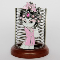 国粹国粹京剧脸谱笔筒 中国特色礼品送老外工