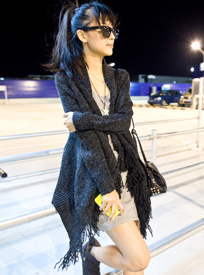 淘宝聚划算购物<em>开衫</em>OLANS <em>春夏</em>韩版中<em>长款针</em>