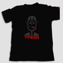 TAGS春季原创美式紧领时尚休闲个性短袖T恤吸血公爵黑色特价销售 价格:40.00