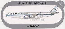 〓凯蓝航空〓科威特航空 STATE OF KUWAIT A340-500〓原版进口 价格:88.00