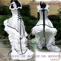 叽cosplay<em>服装</em> 人形电脑天使心小叽洋装 黑叽 