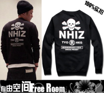 HD X IZZUE NHIZ潮男圆领套头薄款卫衣<em>外套</em>L