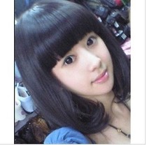 聚划算购物梨花发之秀假发 梨花头 中长<em>发型</em> 蓬