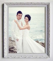 色 韩式个性喜帖定制拼图定做送相框 <em>照片</em>定制