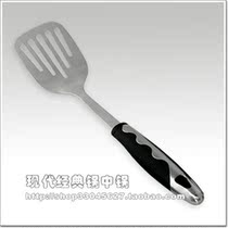 Argus台湾雅致 INOX2.5mm 18/8镶胶柄哑光不锈钢平漏铲 价格:69.00