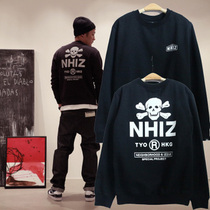 HD X IZZUE NHIZ潮男圆领套头薄款卫衣<em>外套</em>L