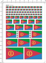 60457-p27 厄立特里亚 Eritrea 国旗水贴纸 (需要自行围边裁剪) 价格:10.00