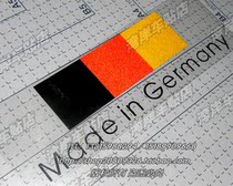 湾岸车贴店-反光车贴 随意贴 国旗贴纸 MADE IN GERMANY 德国制造 价格:6.00