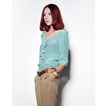 淘宝聚划算购物品牌衬衣职业装女装白衬衫长袖