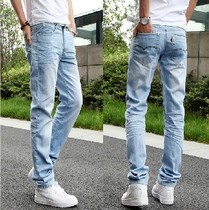 水洗牛仔长裤 潮流男款牛仔裤夏装牛仔<em>短裤</em>5分
