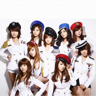 <em>少女时代</em>打歌服 <em>水手服</em> 海军制服 舞台演出服装