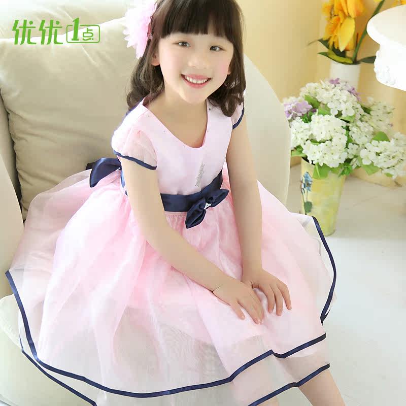 3-<em>10岁女童连衣裙</em>夏装2014新款 宝宝韩版公主