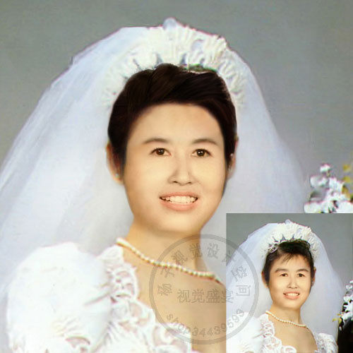 杨子视觉设计 <em>ps</em>移花接木合成照片 婚纱照添加
