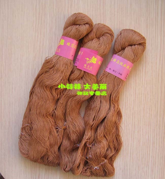蝶恋花亚麻线  凉爽透气环保 特惠钜献  57号色牛毛黄