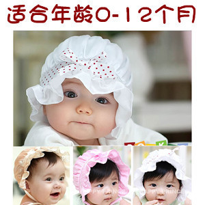 我想买一顶一到两岁的小女孩戴的婴幼儿春帽,