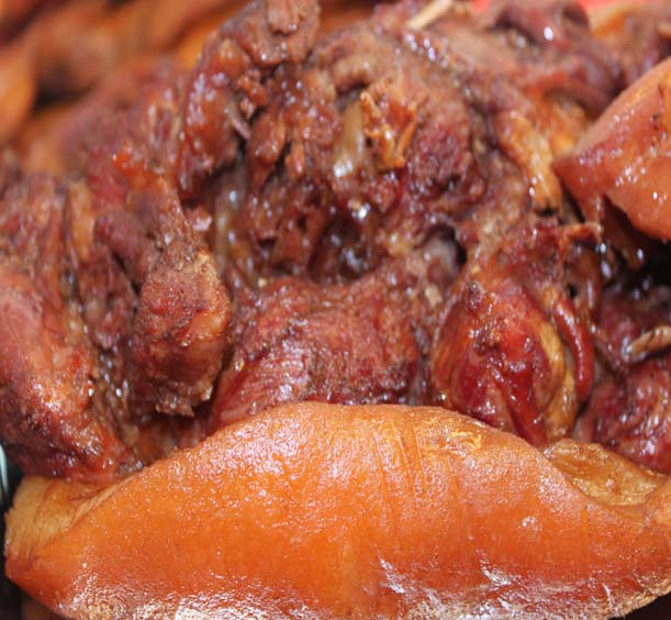 卤味猪头肉猪嘴巴重庆卤味特产又名核桃肉全场