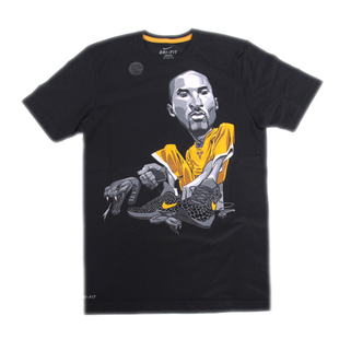 NBAt恤 科比球队的 翻领黄色前面就只有科比球