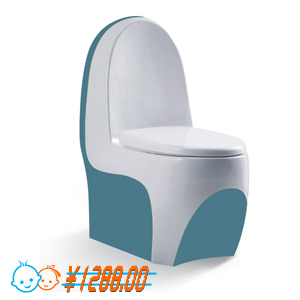 专利娃享儿童马桶座便器 MA-8000 蓝色+白色 幼儿园陶瓷马桶-淘宝网
