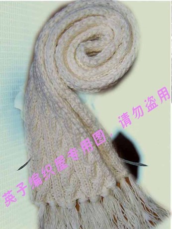 纯手工编织男士围巾--最温馨的礼物--手织男生