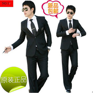 正品男装<em>西装西服套装</em>带<em>马甲</em>韩版结婚礼服商务