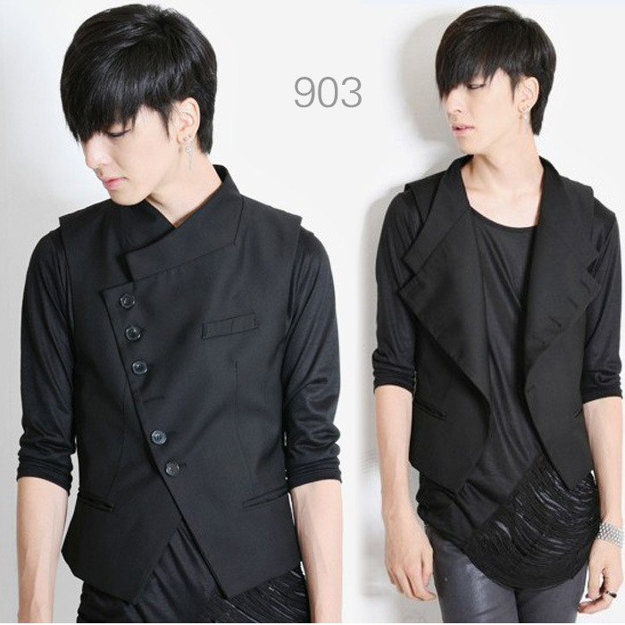 2013春装新款 韩国顶尖超酷<em>设计</em> 斜扣修身西装