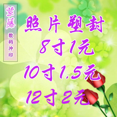 <em>洗8寸照片</em>塑封 洗像片过胶 刷相片过塑 晒相过