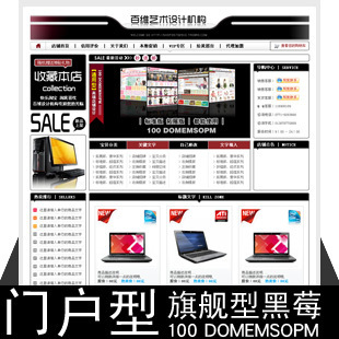 【百维设计】店铺装修|旺铺拓展版 标准版通用|门户型（黑莓）15
