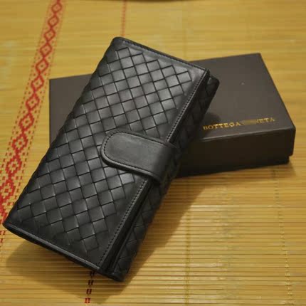 包邮特价爆款<em>BV钱包</em>长款编织男包<em>女款</em>头层牛