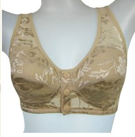 前扣中老年<em>文胸</em> 运动内衣 <em>全棉</em>无钢圈<em>文胸</em> 特大