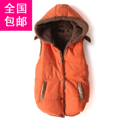 <em>马甲女秋冬</em>韩版时尚连帽棉马夹2013新款休闲