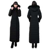 2013冬季新款加长款修身<em>羽绒服</em> <em>加长</em>女 反季修