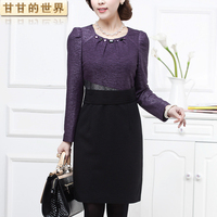 2014新款春装连衣裙甘甘<em>高端春季女装</em>大码打