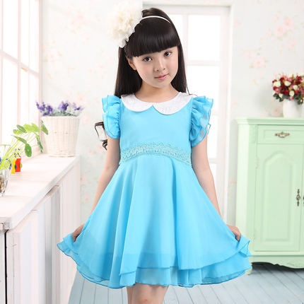 <em>女孩</em>夏季衣服女大童<em>少女装连衣裙</em>子 - 如意淘