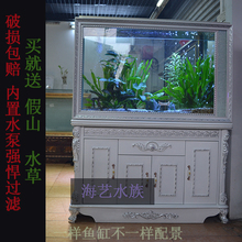 屏风隔断鱼缸好吗,带鱼缸的隔断,客厅玄关隔断鱼缸 ...