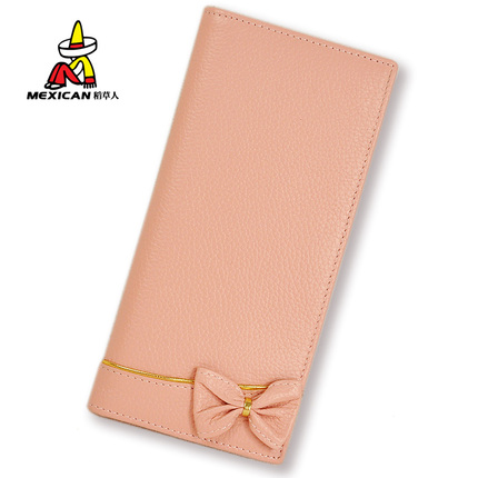 <em>稻草人正品</em>女士<em>钱包 女</em> 长款时尚韩版可爱钱夹