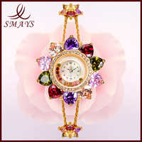 玛丽莎镶钻镂空手链女表韩版时尚手表施华洛世