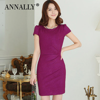 ANNALLY<em>品牌连衣裙</em>高端<em>女装</em>夏季修身 气质优