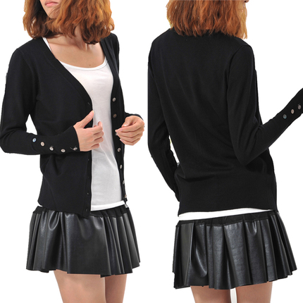 女装春秋装 新款 潮 韩版<em>针织</em>衫<em>女开衫长袖薄</em>外