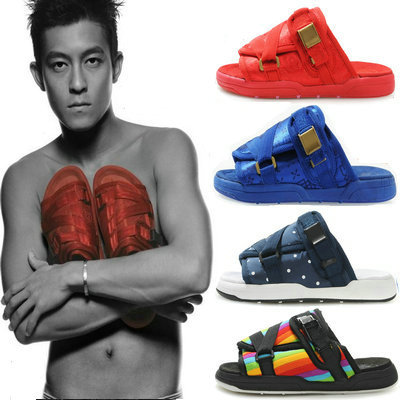 韩版陈冠希拖鞋夏季拖鞋情侣男女休闲凉鞋藤原