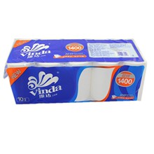 同城整箱包邮。维达卫生纸超韧系列无芯卷纸 140克/10卷/1提V4457