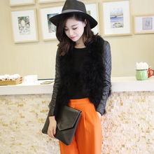 【鸵鸟<em>毛马甲</em>新款】最新最全鸵鸟<em>毛马甲</em>新款搭