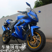 电动车宝马摩托LED大灯-两轮摩托车红色黑色