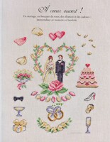 言讲话新婚祝福婚礼证-满钻爱的祝福钻石十字