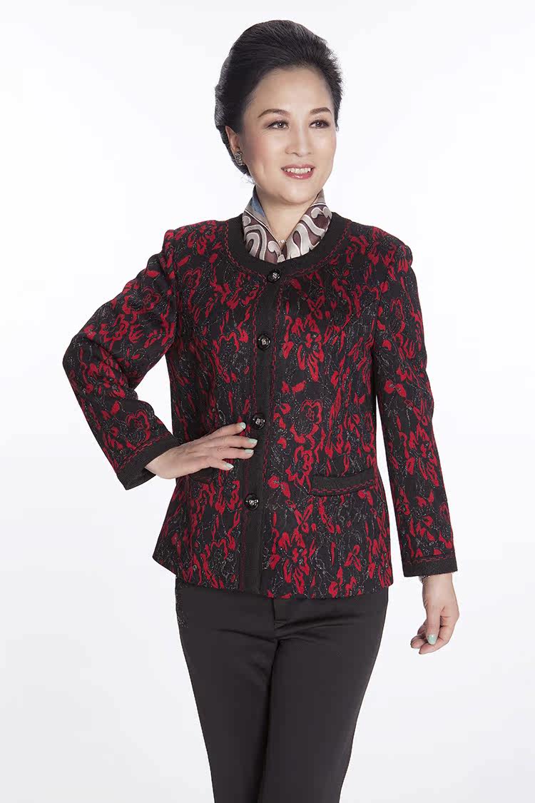 <em>中老年女外套</em>老年人<em>开衫</em>女装秋款修身2013新