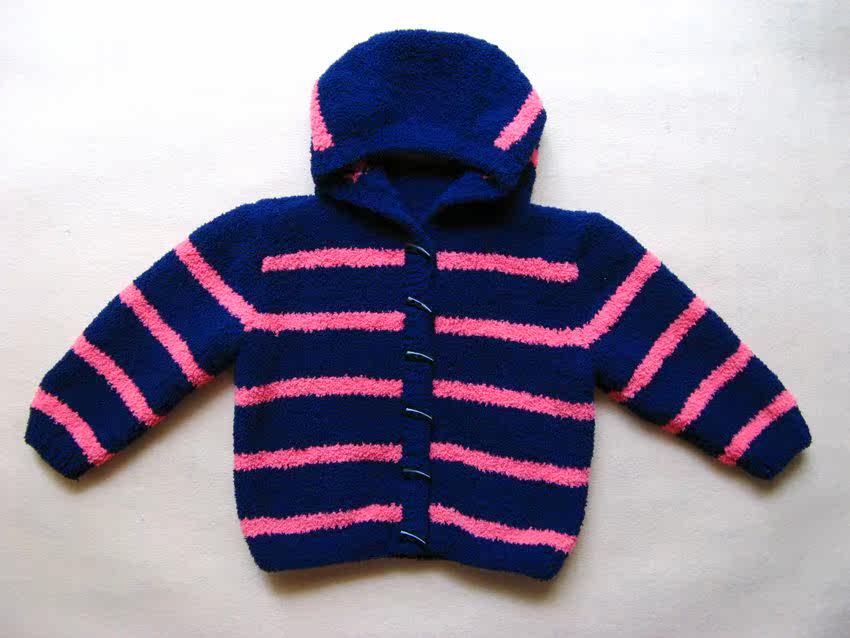 手工编织 <em>珊瑚绒</em> 雪尼尔 毛巾线宝宝<em>毛衣</em> 童装 