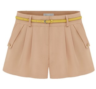 针织韩版 雪纺<em>超短裤</em> 女装 2014春装 裙裤 <em>毛</em>菇