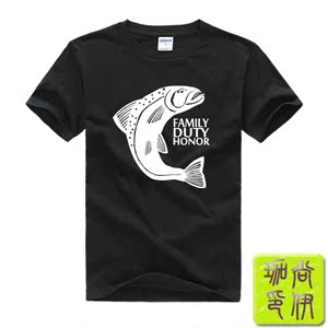 冰与火之歌权利的游戏T恤 奔流城徒利家族 纯