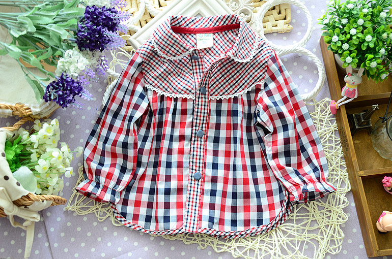 0-1岁<em>女宝宝</em>夏装纯棉衬衫<em>长袖</em>小女童<em>开衫</em>201